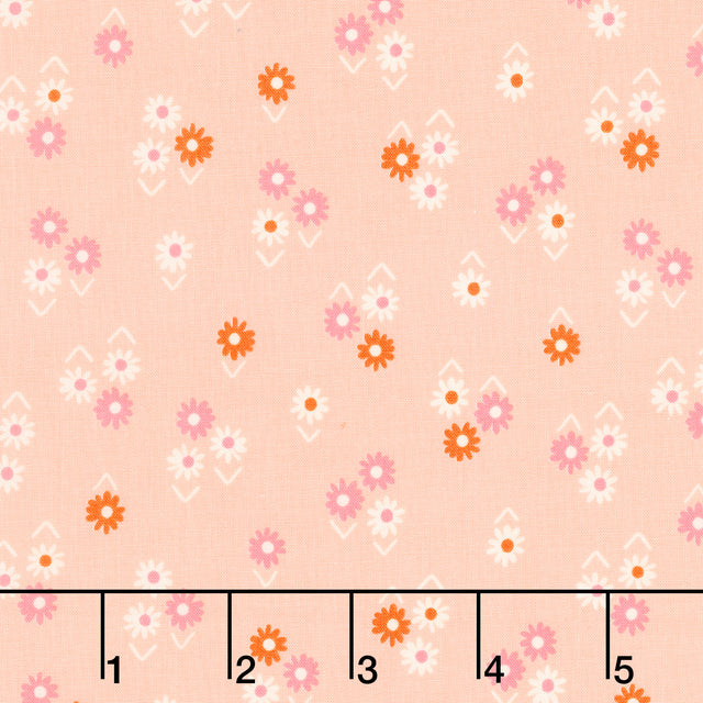 Juicy - Baby Flowers Peach Yardage