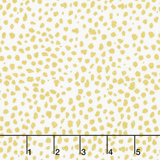 Safari Party - Safari Animal Print Gold with Sparkle Metallic Yardage