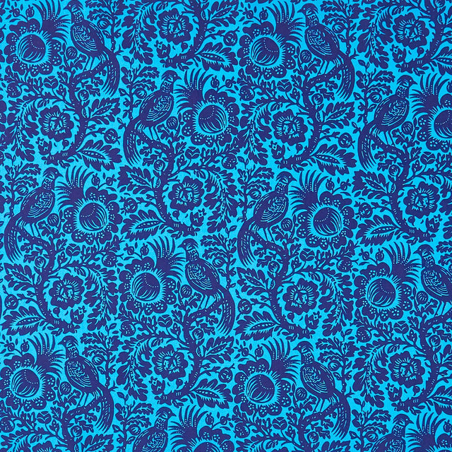 West Palm Beach - Rachael Daisy Blue Yardage Primary Image