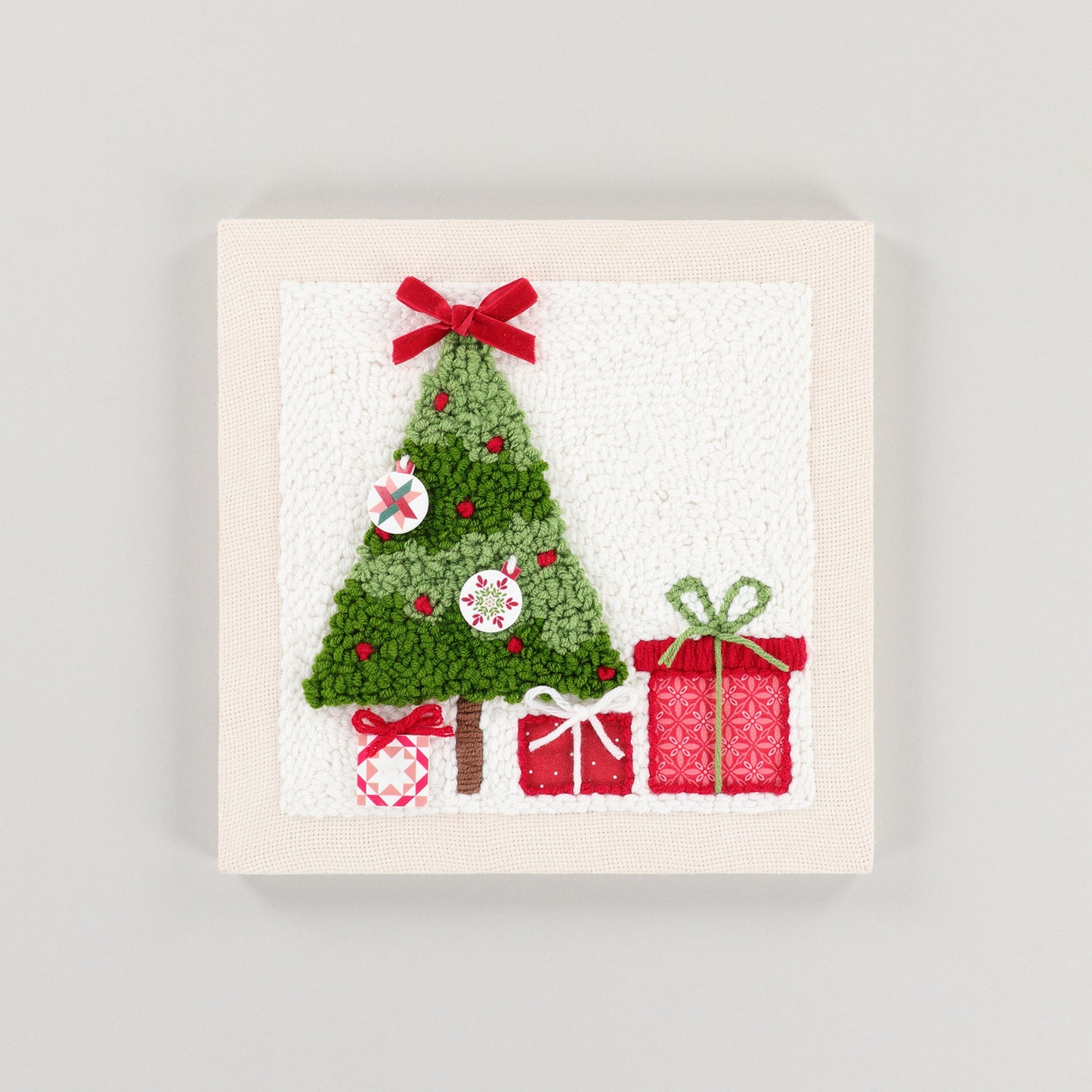 Christmas Morning Punch Needle Embroidery Frame Kit