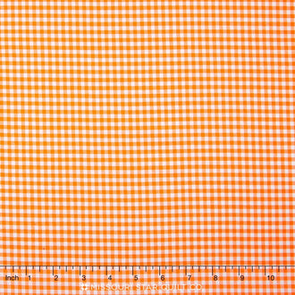 Carolina Gingham - 1/8" Woven Check Orange Yardage