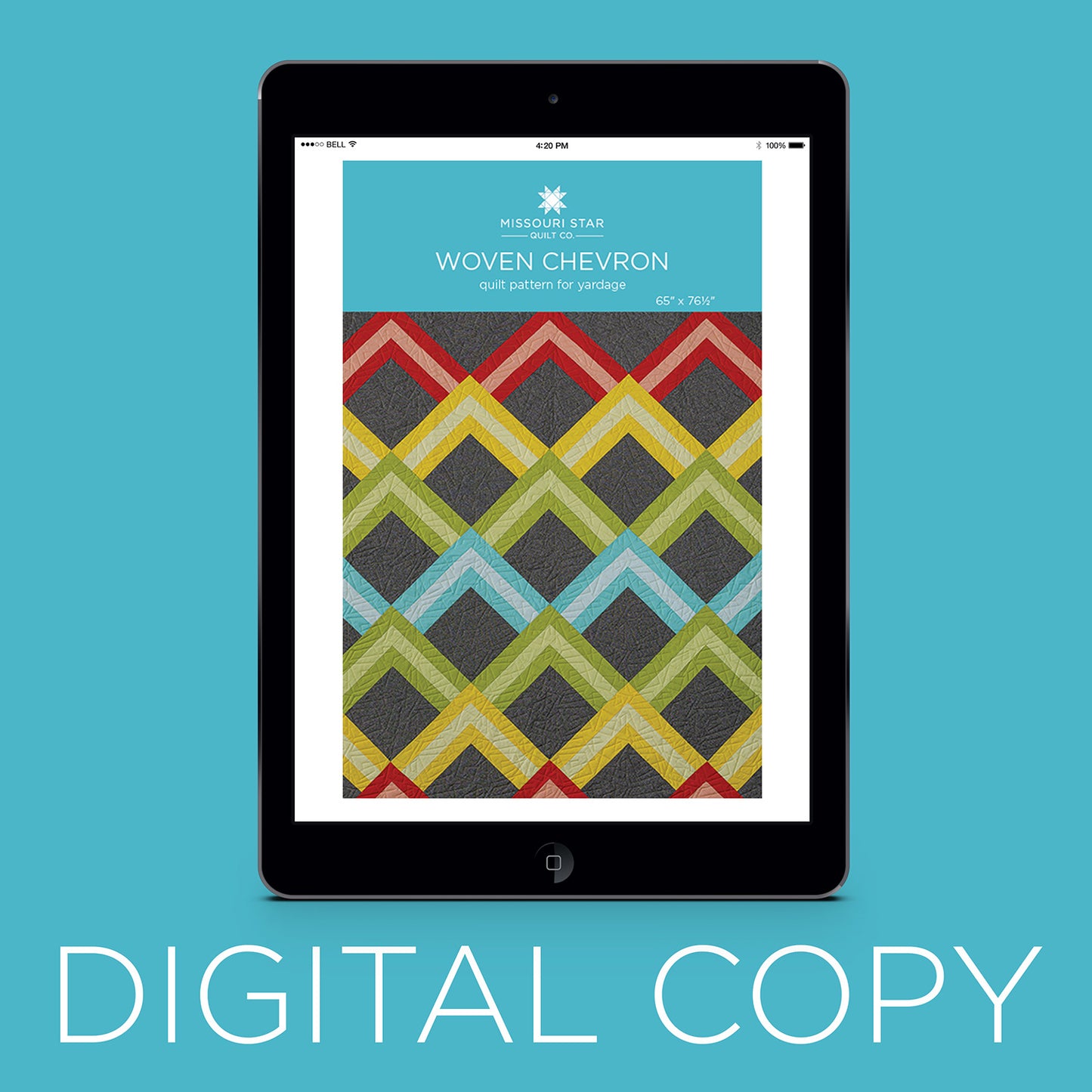 Digital Download - Woven Chevron Quilt Pattern by Missouri Star Primary Image