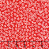 Garden Redwork - Ditsy Floral Outline Red Yardage Primary Image