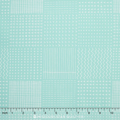 Blueberry Park - Cool Aqua Rough Patch Yardage