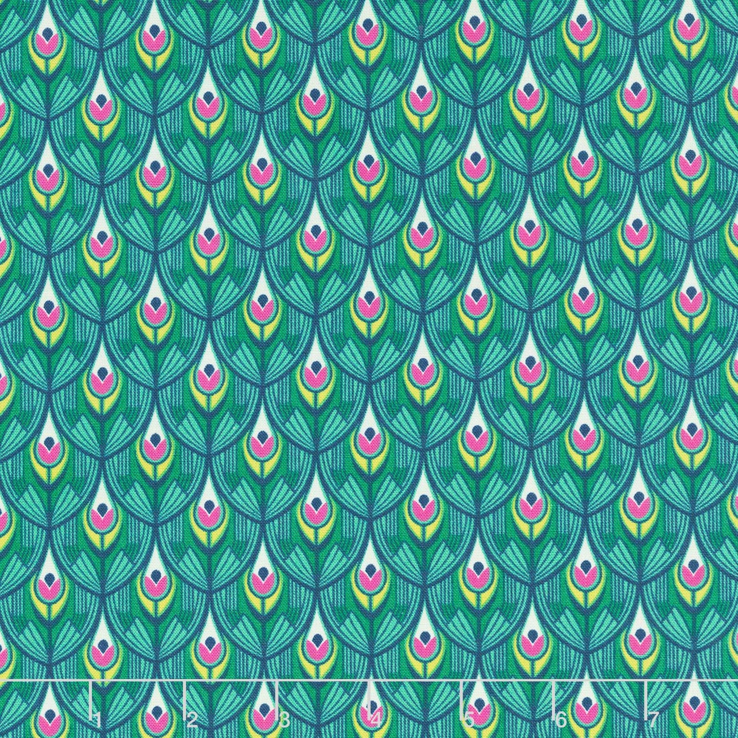 Wild Abandon - Swagger Teal Yardage Primary Image