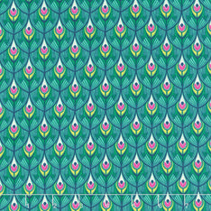 Wild Abandon - Swagger Teal Yardage Primary Image