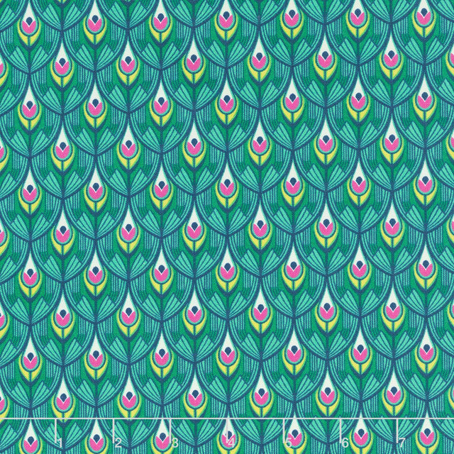 Wild Abandon - Swagger Teal Yardage Primary Image