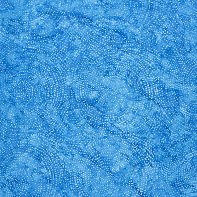 Tonga Batiks - Bluebell - Dotty Spiral Lapis Yardage Primary Image