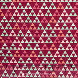 On Trend - Trend Triangle Raspberry Yardage