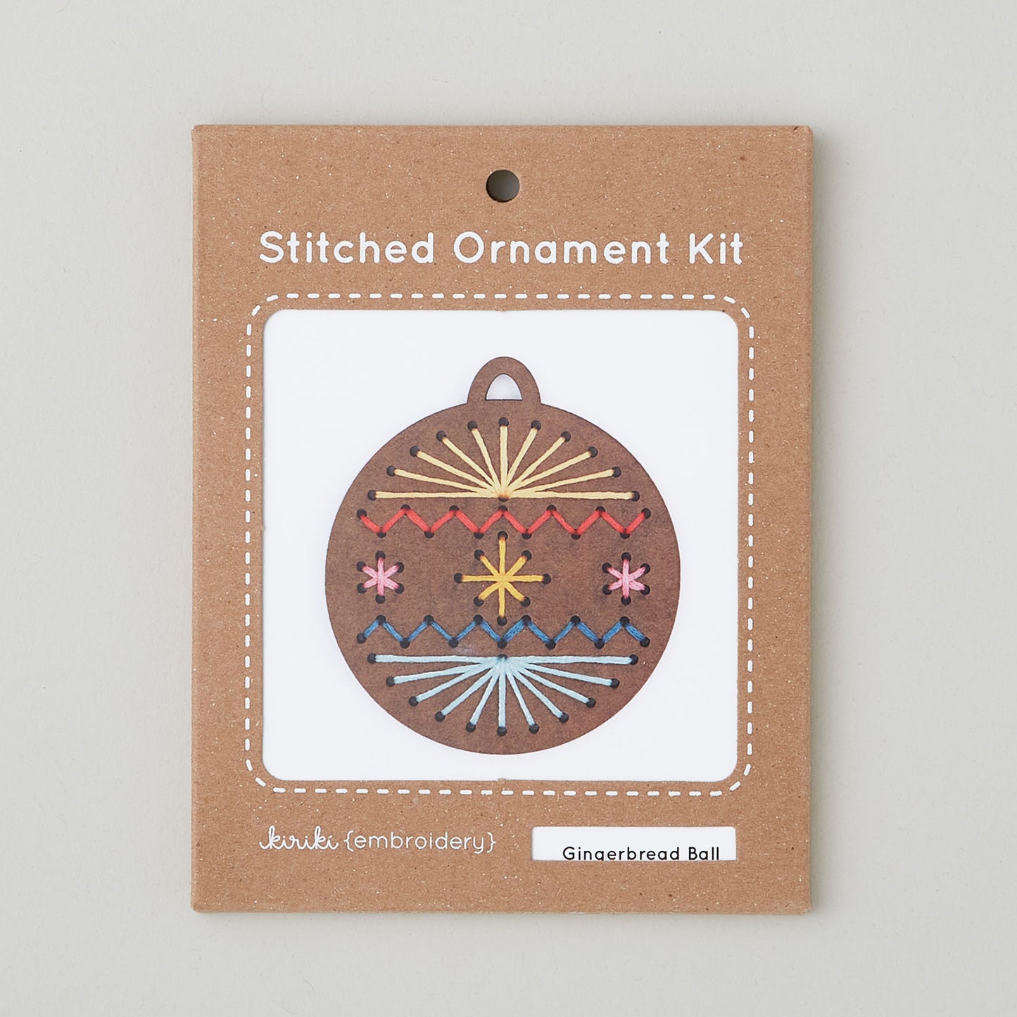 Gingerbread Ball Stitched Ornament Kit Alternative View #3