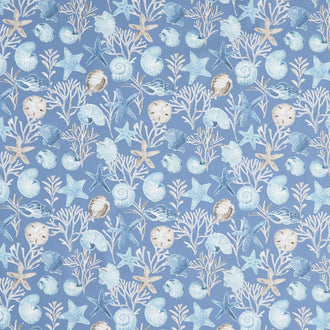 Blue Escape Coastal - Ocean Floor Colonial Yardage