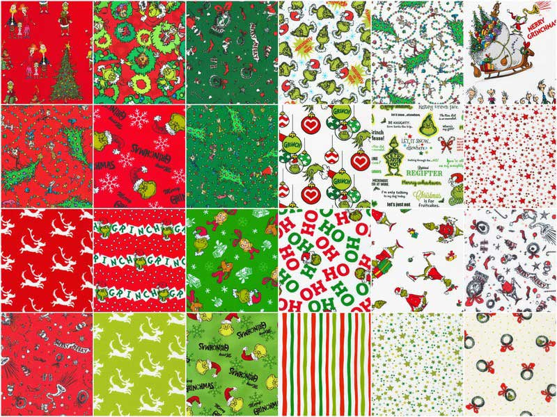 How the Grinch Stole Christmas Fat Quarter Bundle