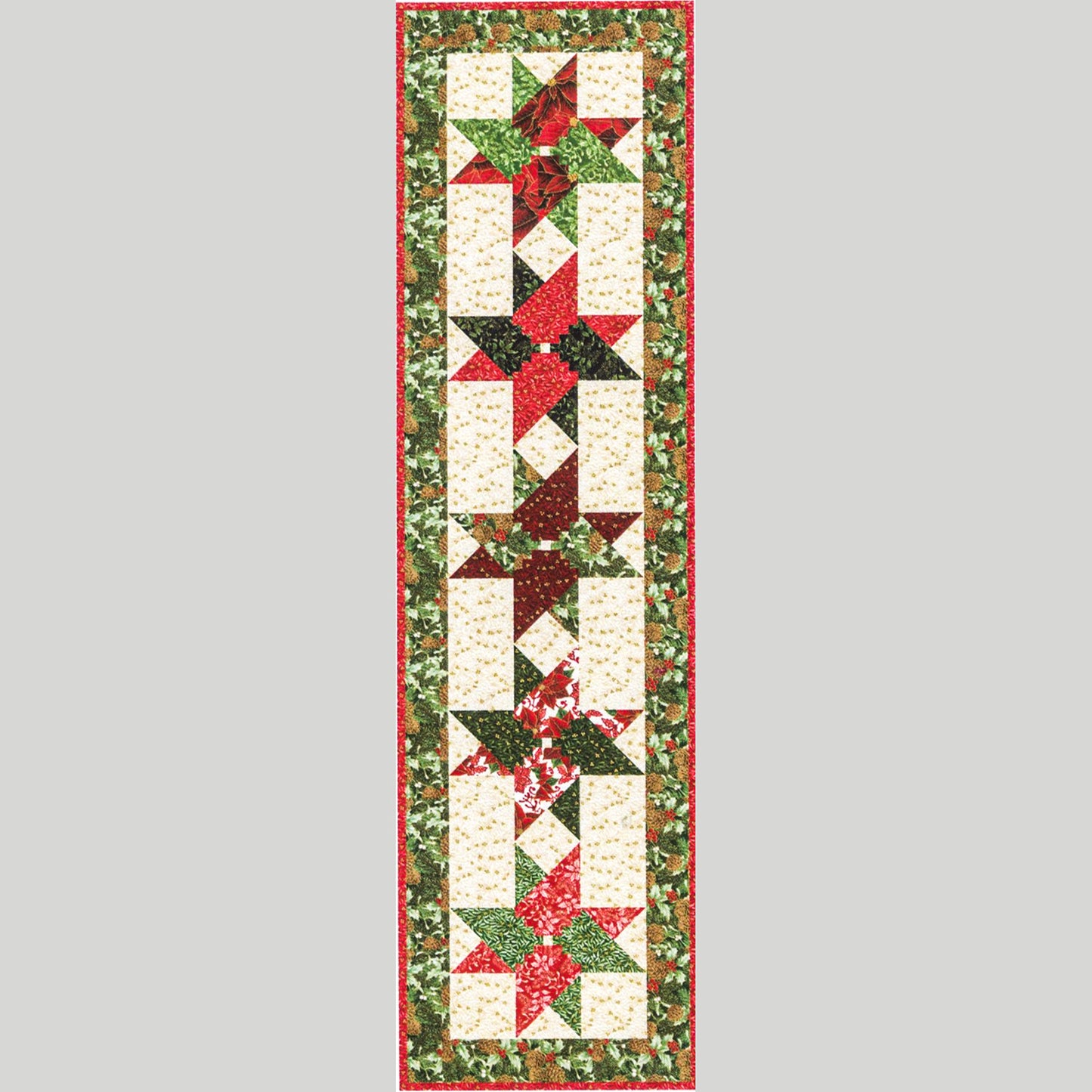 Missouri Star Holiday Flourish Around the House Table Runner Kit Primary Image