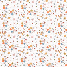 Autumn - Floral Latte Yardage Primary Image