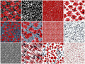 Pop of Red Favorites 10" Squares