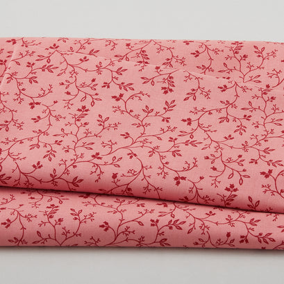 Yeoville - Tiny Vines Pink 2 Yard Cut