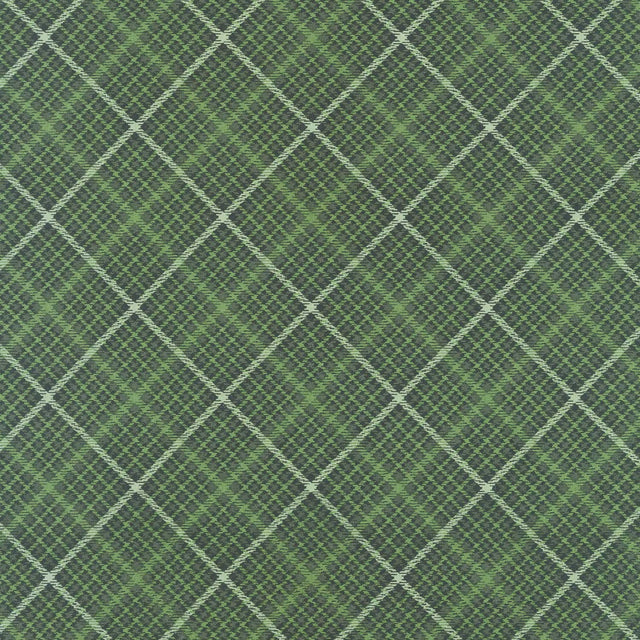 Winter In The Pines - Festive Tartan Dark Pine Yardage Primary Image