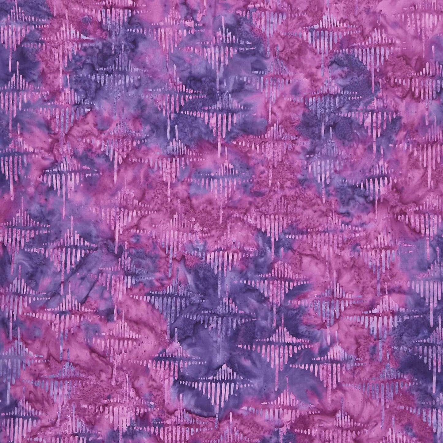 Fairy Floss Batiks - Woodblock Lines Purple Yardage Primary Image