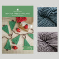 Winter Trees Knit Garland Kit - Emerald