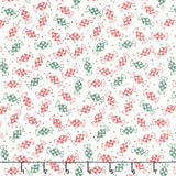 Merry Little Christmas - Peppermint Cream Yardage Primary Image