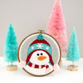 Shivering Snowman Punch Needle Hoop Kit