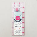 Tula Pink 2.5" x 6.5" Non Slip Mouse Ruler