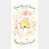 Home Sweet Home (Timeless Treasures) - Bee Hive Cream Panel Primary Image