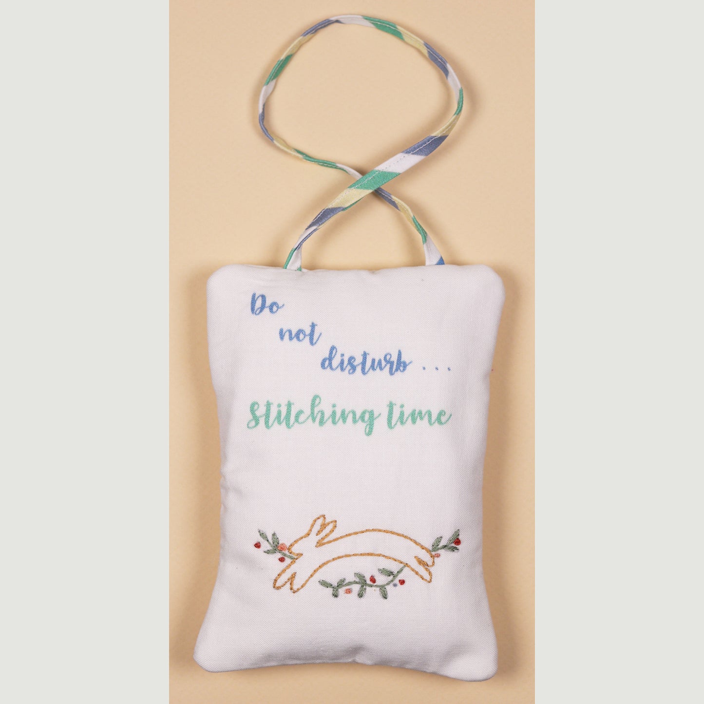 Stitching Time Doorknob Pillow Embroidery Kit Primary Image