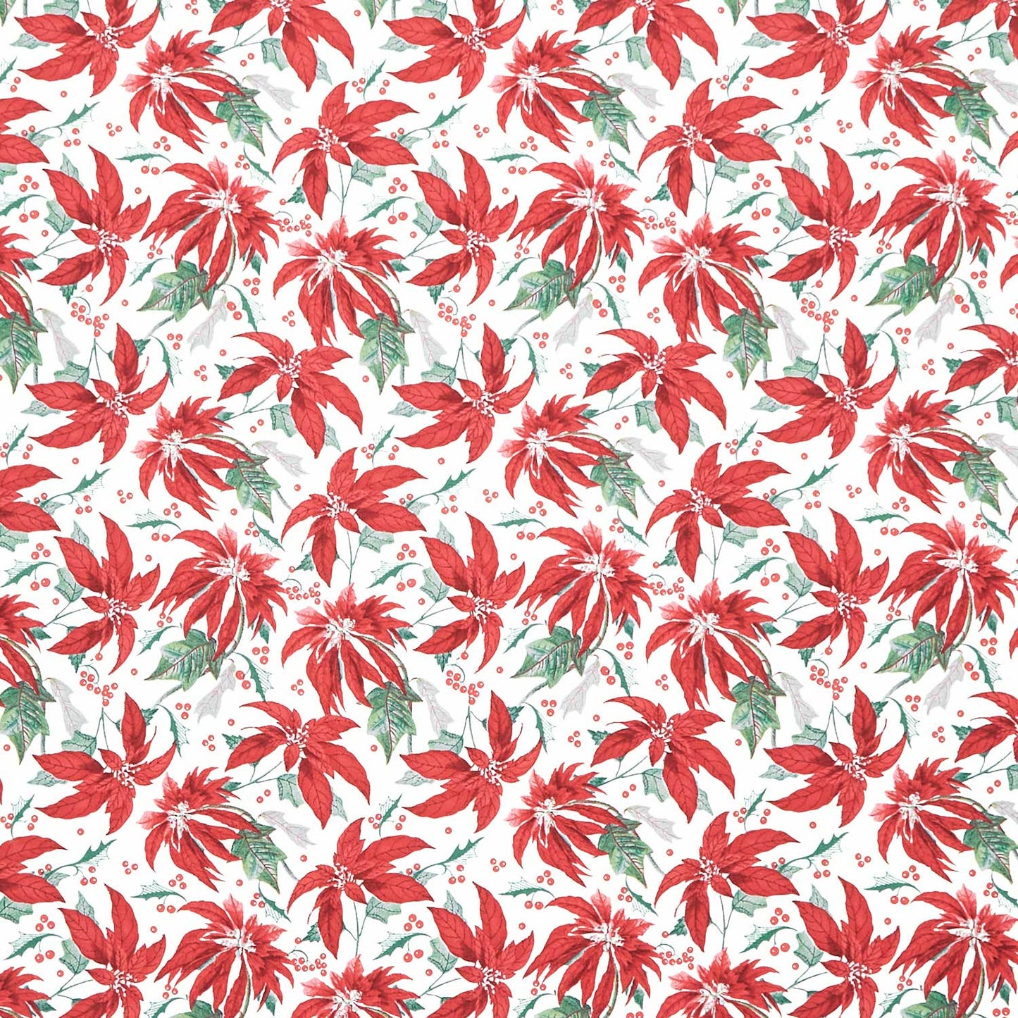 Merry Little Christmas - Main Cream Yardage Primary Image