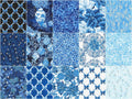 Holiday Flourish Festive Finery Blue Colorstory Metallic Ten Squares