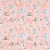 The Tale of Peter Rabbit - Main Coral Yardage Primary Image