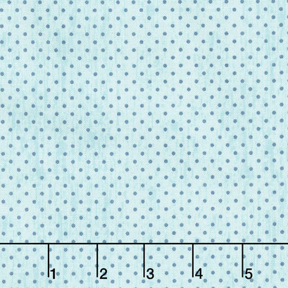 Hedge Rose - Dots Aqua Yardage