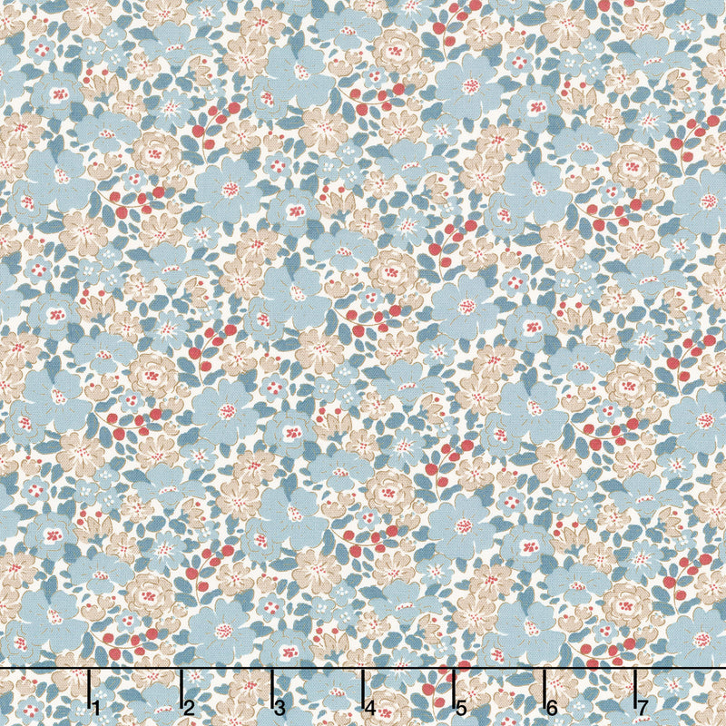 Creating Memories - Summer - Harper Blue Yardage Primary Image