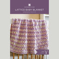 Lattice Baby Blanket Kit - Bluebell