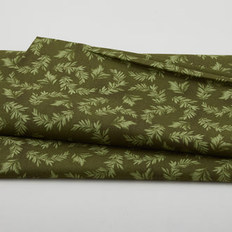 A Golden Life Favorites - Tonal Leaves Green 2 Yard Cut