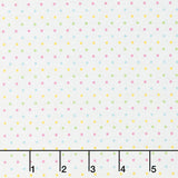 Swiss Dot - Swiss Dot Girl on White Yardage