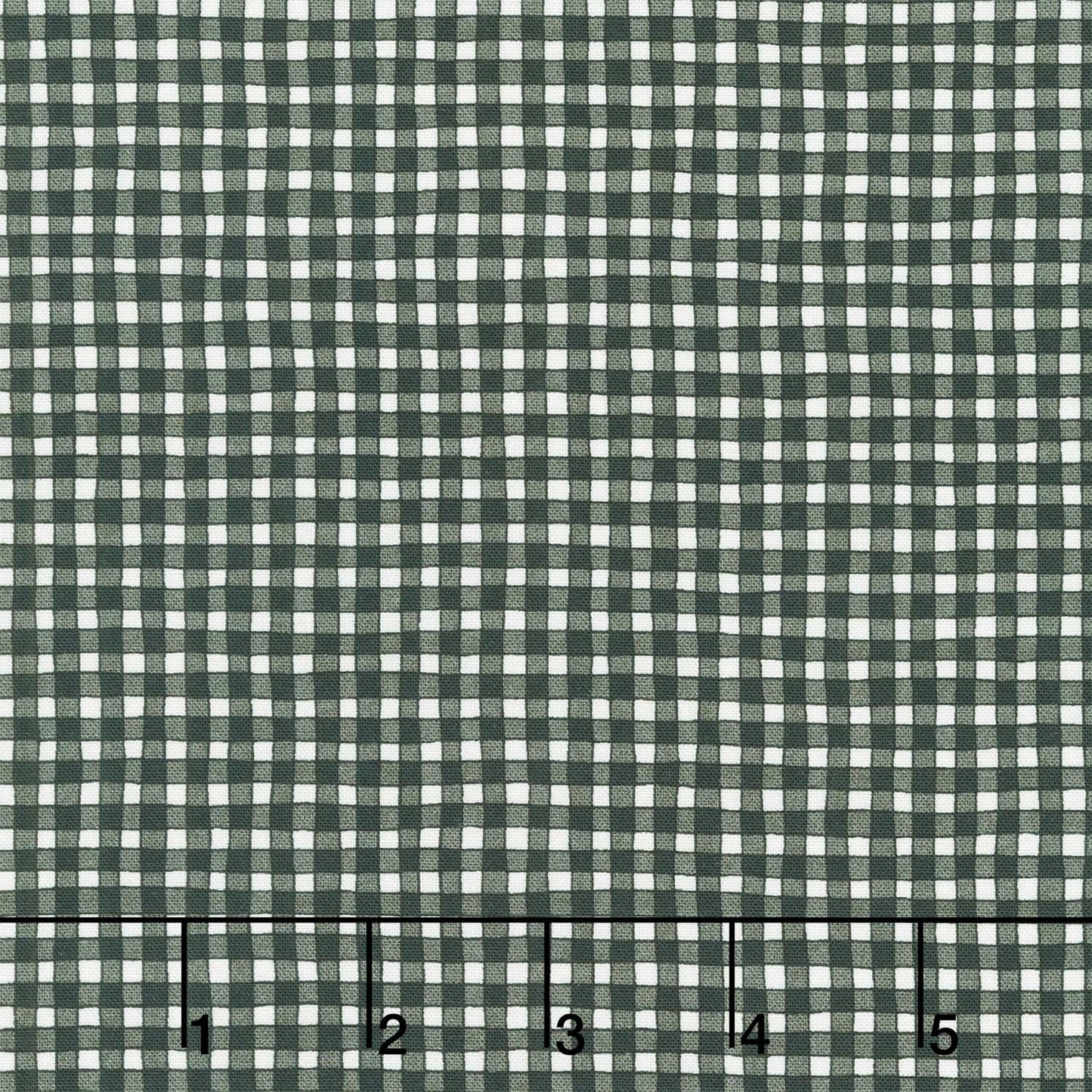 I Heart You - Gingham Black Yardage