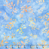 Artisan Batiks - Serendipity 3 Flowers Blue Yardage