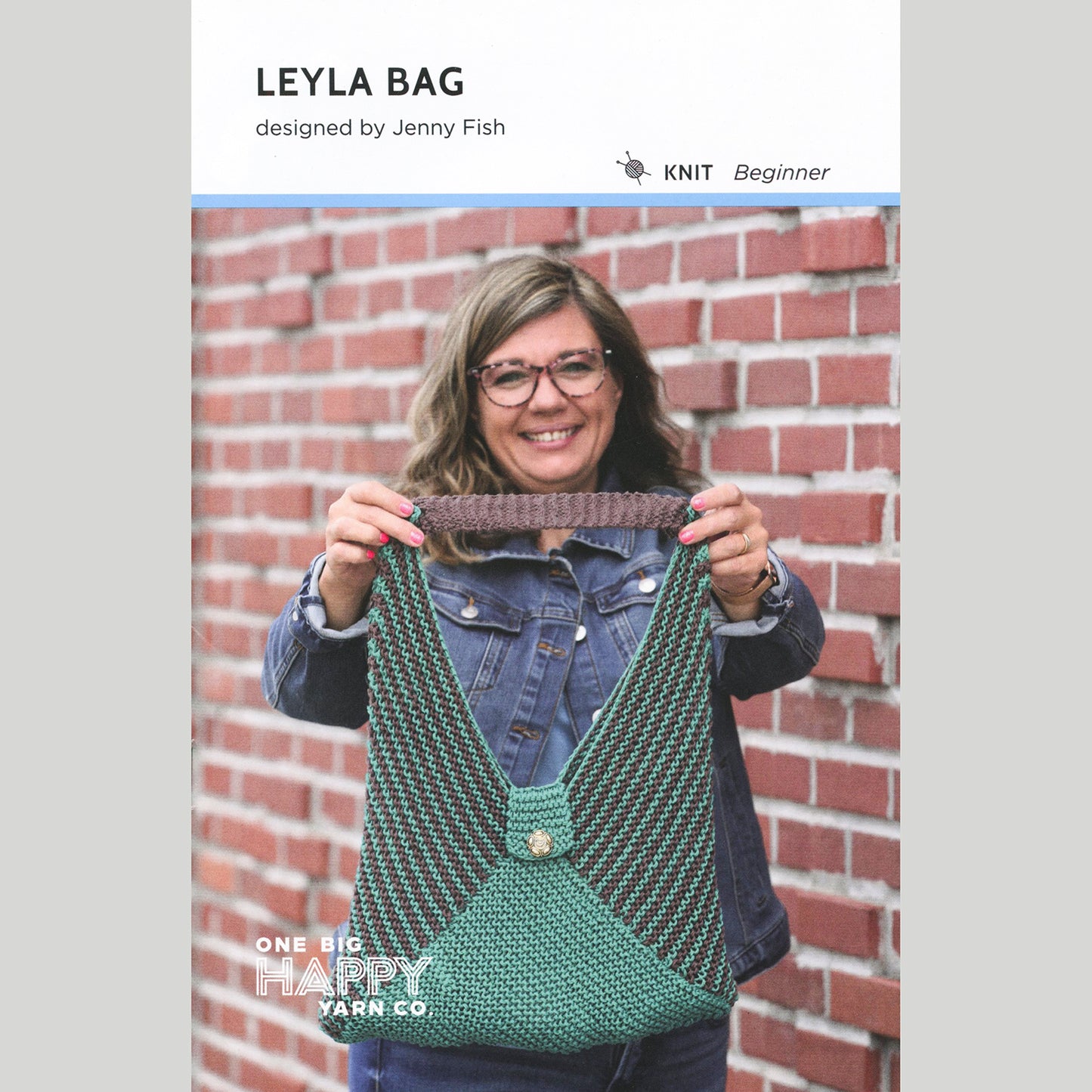Leyla Bag Knit Kit - Terra Cotta and Butterscotch Alternative View #1