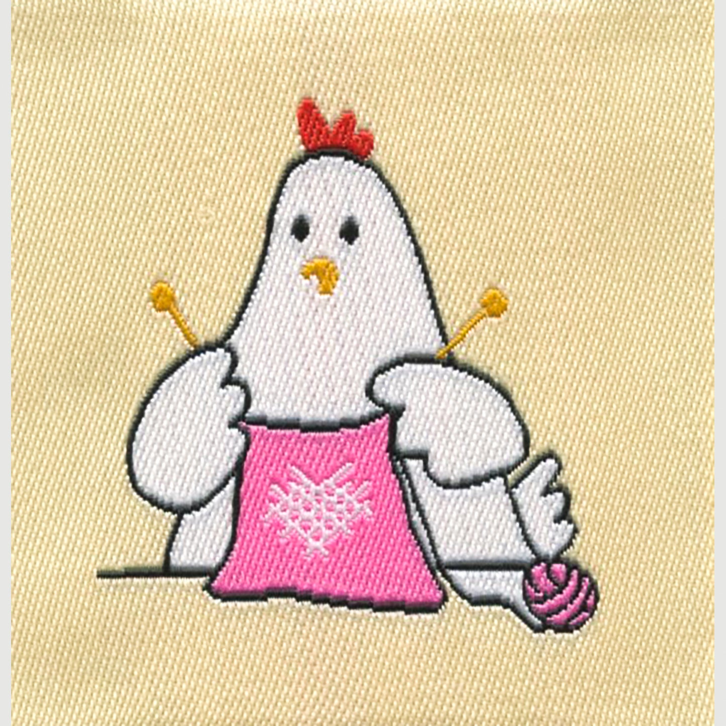 Minki Kim Woven Labels - Knitting Chicken