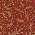 Winter's Grandeur 6 - Holiday Sparkles Crimson Metallic Yardage