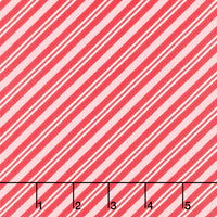 Once Upon a Christmas - Peppermint Stick Christmas Red Yardage Primary Image