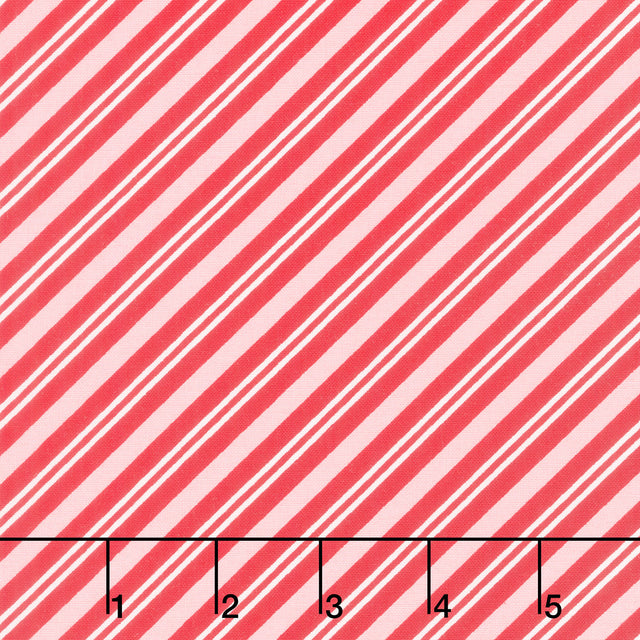 Once Upon a Christmas - Peppermint Stick Christmas Red Yardage Primary Image
