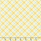 Gnome-Grown - Plaid Yellow Yardage