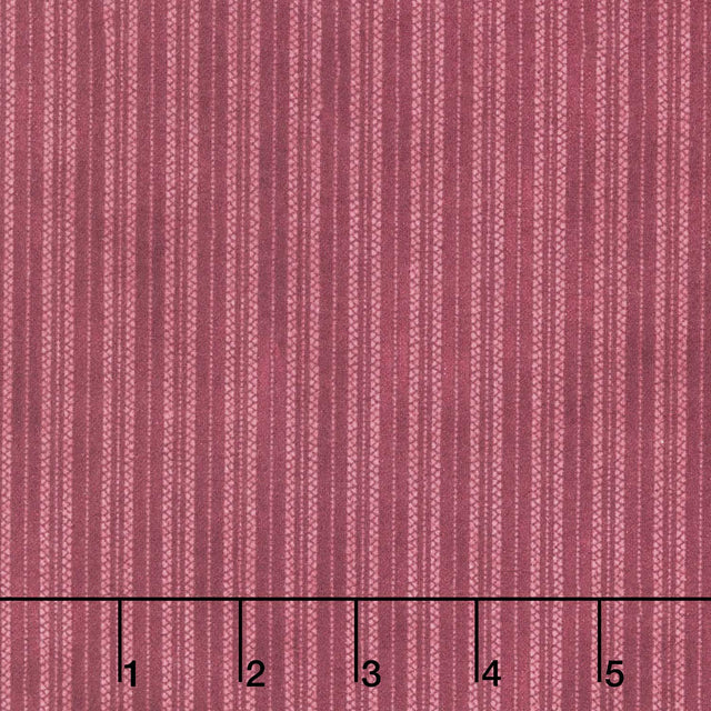 Where the Wind Blows - Ticking Stripe Berry Flannel Yardage