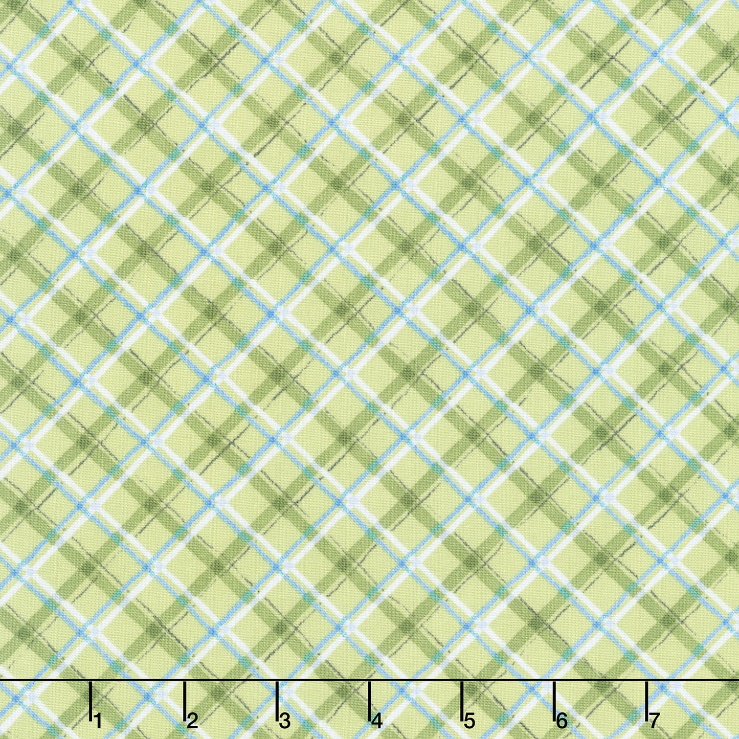 Gnome-Grown - Plaid Green Yardage