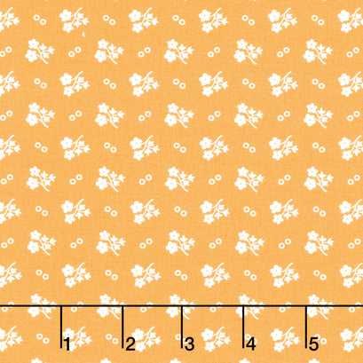 30's Playtime - Daisy Dots Buttercup Yardage