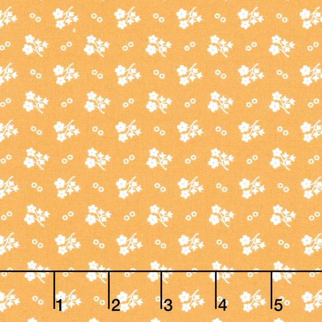 30's Playtime (Moda) - Daisy Dots Buttercup Yardage Primary Image