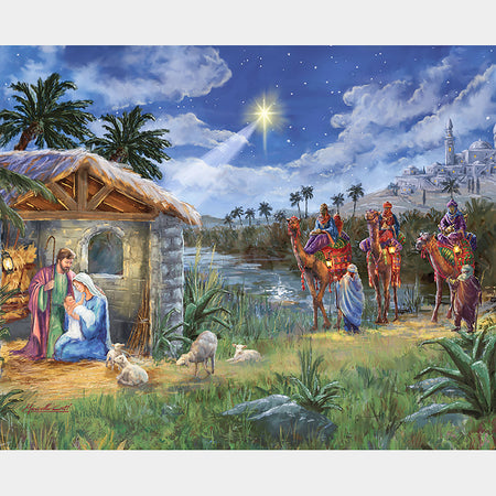 Christmas Wishes - Nativity Multi Panel