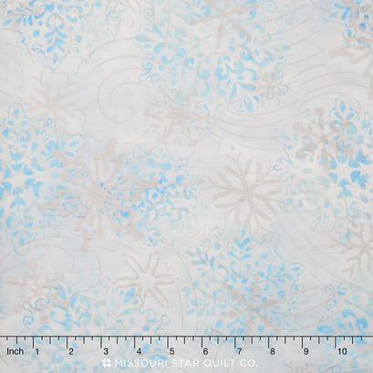 Artisan Batiks - Noel Cloud Metallic Yardage